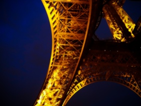 Eiffel Detail at Night