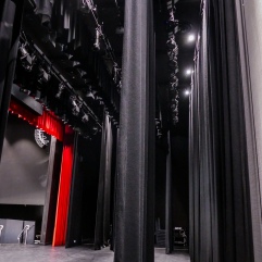 Backstage curtains